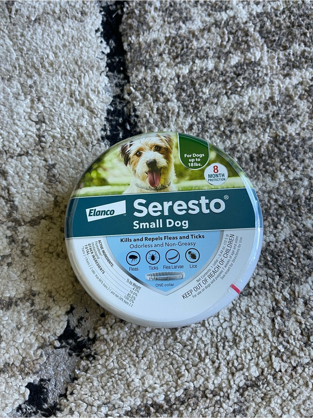 Seresto Small Dog Flea & Tick Collar 8 month protection